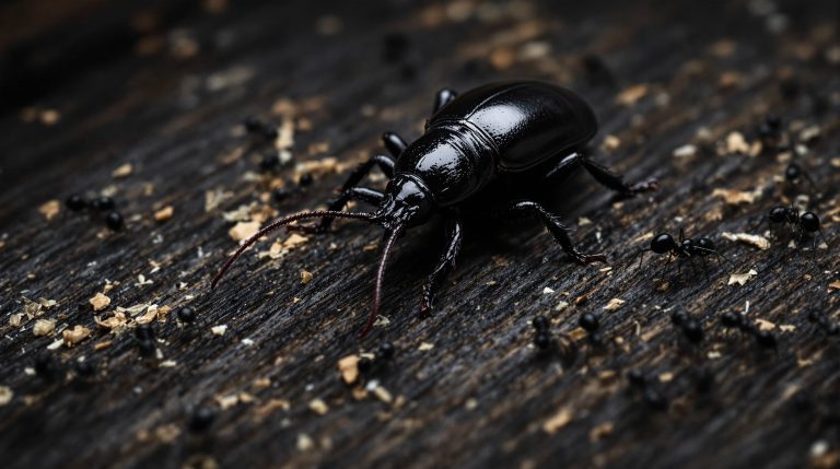 Insecte noir maison : Comment les identifier et s’en débarrasser efficacement ?